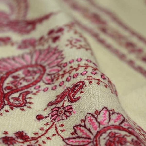 Embroidered fabric