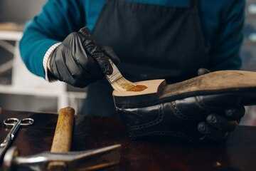 Image: Repair the heels of your dress shoes.