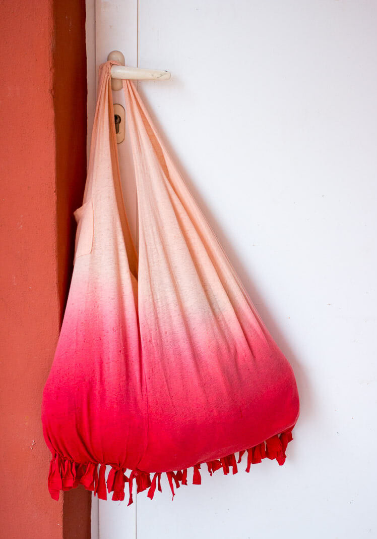 Recycled t-shirt tote bag